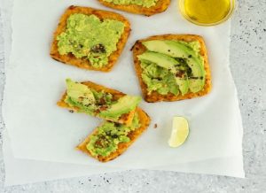 Keto Air Fryer Cauliflower Avocado Toast