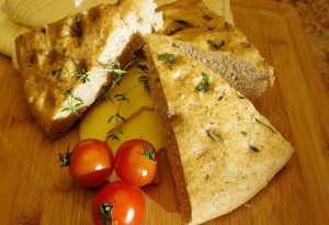 Keto Air Fryer Parmesan Herb Focaccia Bread