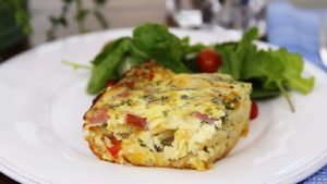 Keto Air Fryer Italian Baked Egg and Veggies