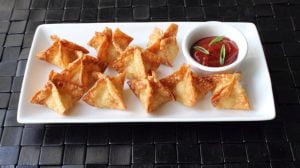 Looking for the perfect wanton recipe to make at home? Then this air fryer crab rangoon recipe is just what you need! Easy and delicious.