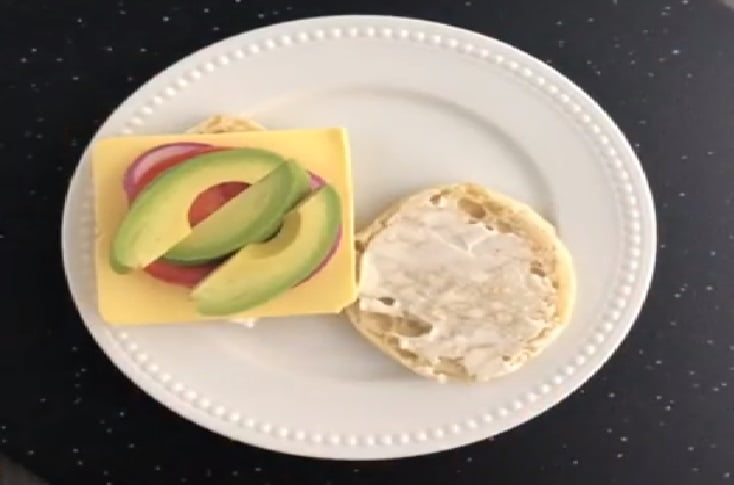 If you want a quick and simple vegan breakfast recipe, you are in for a real treat with this awesome vegan air fried breakfast sandwich!