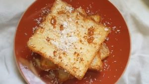 Craving for vegan breakfast/dessert? We've got your back! Check out this super easy and simply delicious vegan air fried coconut french toast!