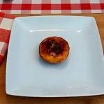 Caramelized peaches are so delicious. Just 3 ingredients needed to make this healthy and yummy vegan air fried caramelized peaches recipe!